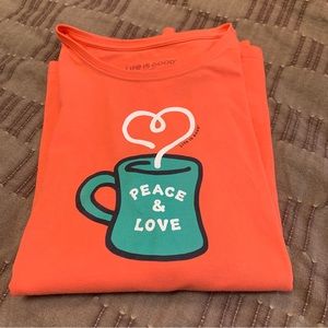 Life is Good 100% Cotton short sleeve Tee size XL